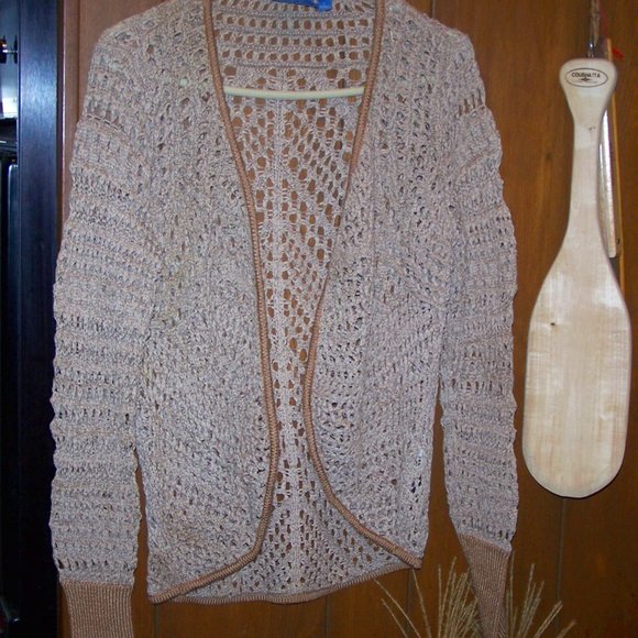 Simply Vera Vera Wang Sweaters - Simply Vera Knit Sweater Size Large Beige